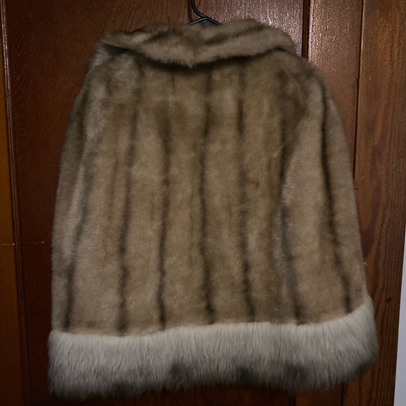 60s Vintage Regina Glenara by Glenoit faux fur stole cape - Picture 2 of 4